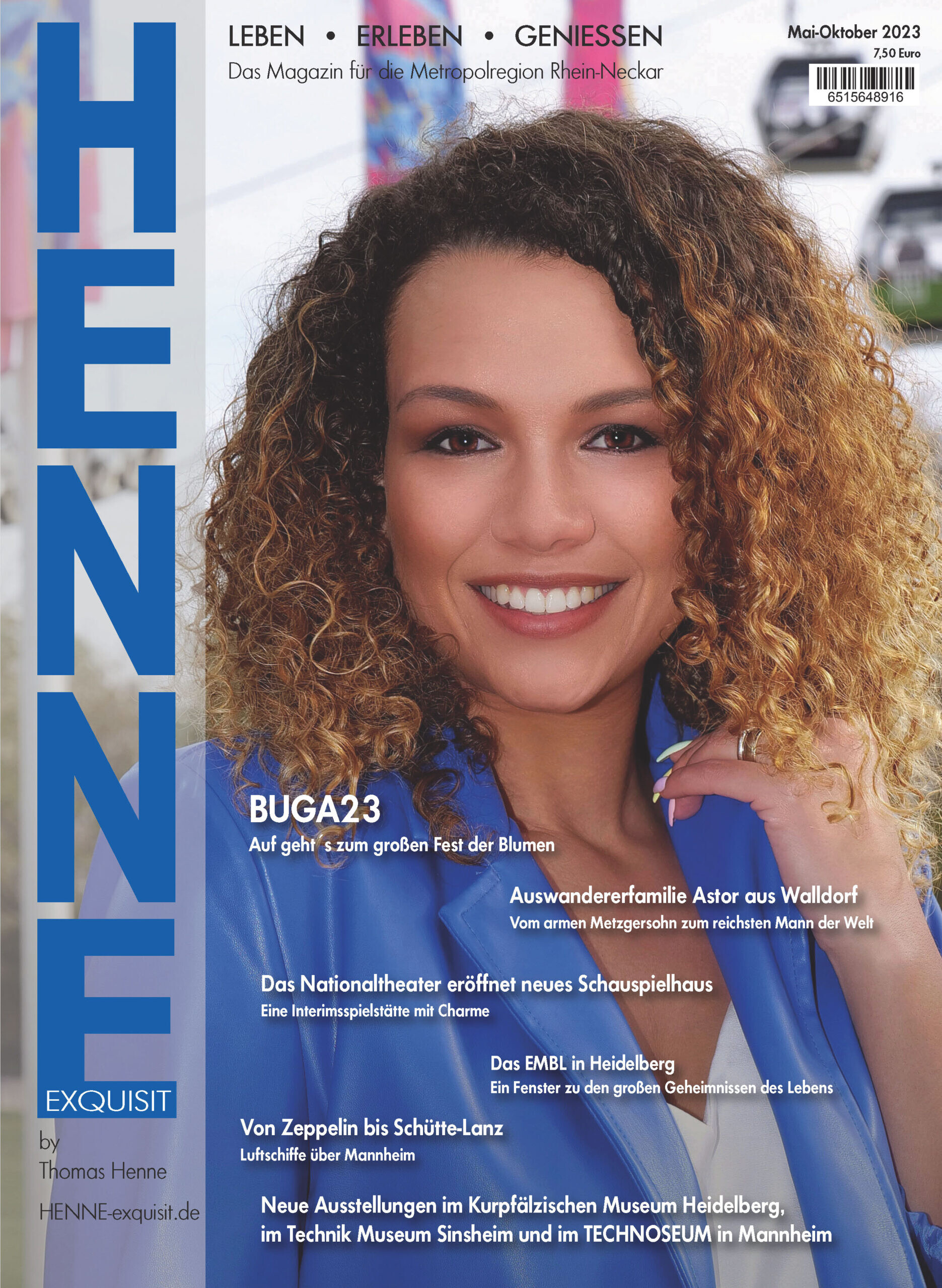 HENNEexquisit Mai bis Oktober 2023 – Titelseite